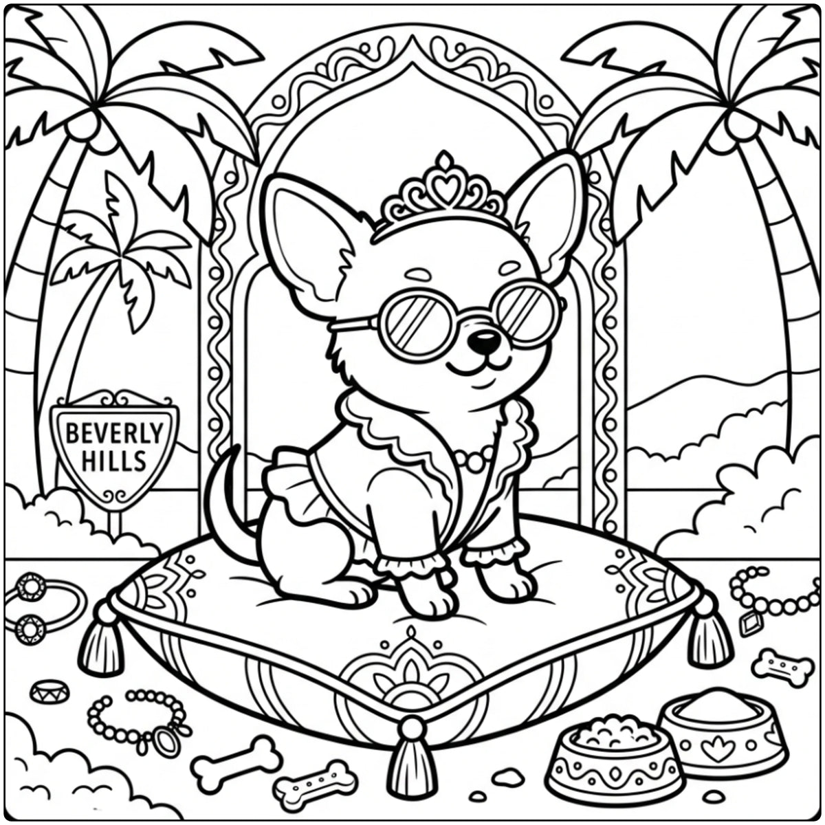 43 Chihuahua Coloring Pages: Printable PDFs To Print